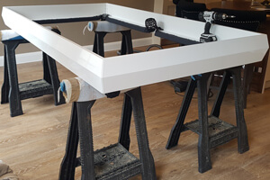 The Picasso pool table corner