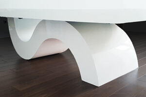 The Picasso pool table leg