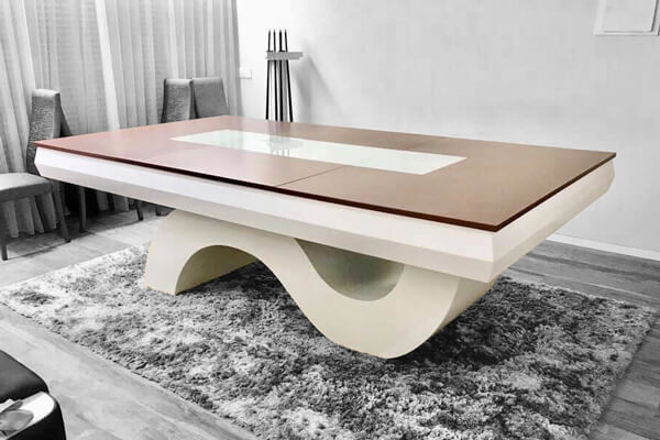 The Picasso pool table with table top