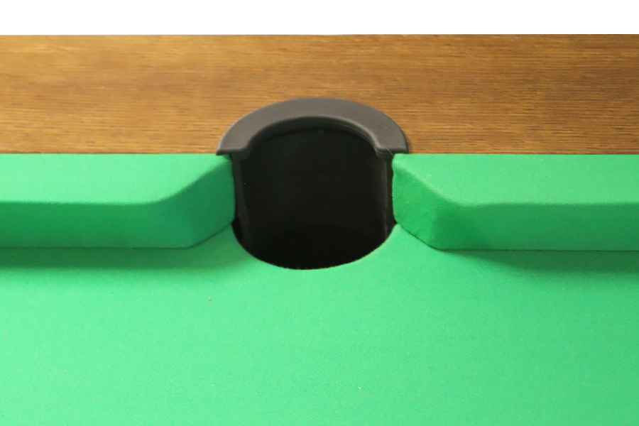 The Chevillotte Heimo slate bed pol table pocket.