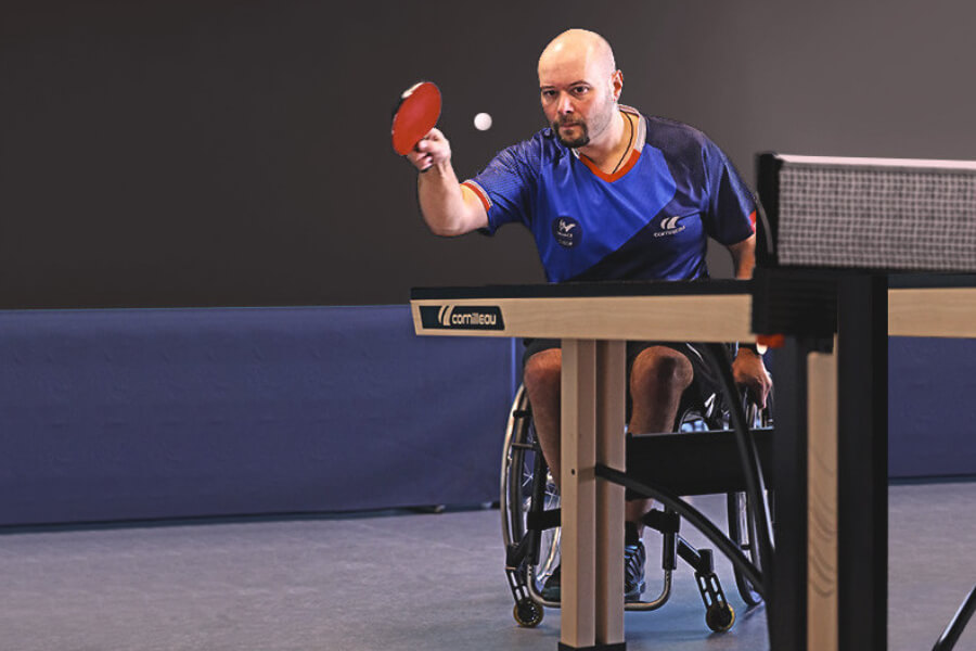 Cornilleau 850 ITTF Competition Wood Indoor Table Tennis Table.