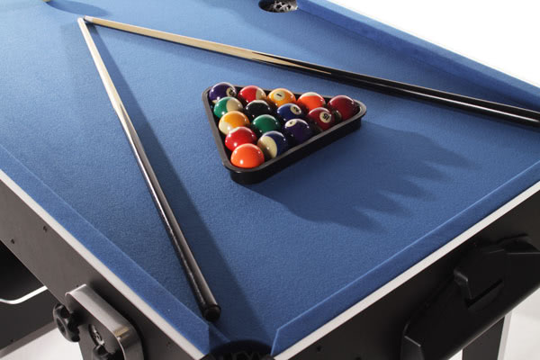 The 5ft Multi Game features a pool table