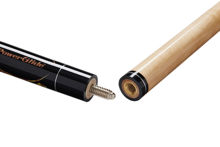 The Powerglide Burner 57-Inch Two-Piece American Pool Cue.