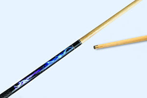 Powerglide Burner Two-Piece Pool Cue Half Body and Tip