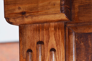 rail weather resistant home bar.