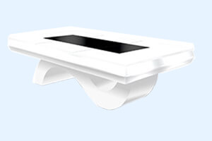 A Picasso Luxury pool table with rectangle shaped top