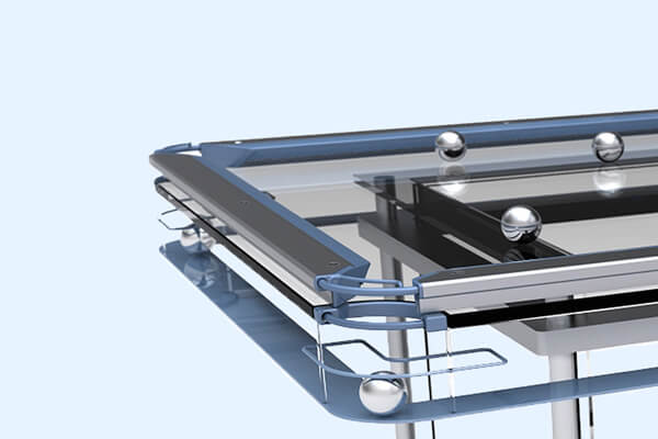 The G7 Luxury Glass Pool Table
