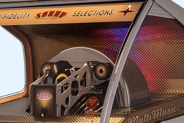 The Rocket Vinyl Jukebox Top Cabinet