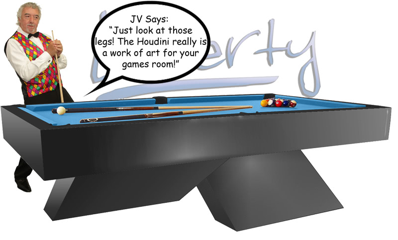 JV endorses the Houdini pool table