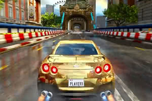 Screenshot from Cruis'n Blast arcade game