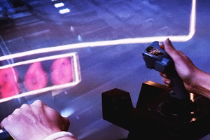 Controls on the Star Wars Battle Pod