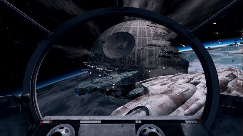 A screenshot from Star Wars Battle Pod