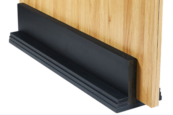 A table top holder in black.