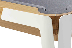 Detail of the Mao pool table