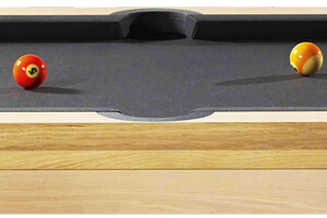 Detail of the Mao pool table