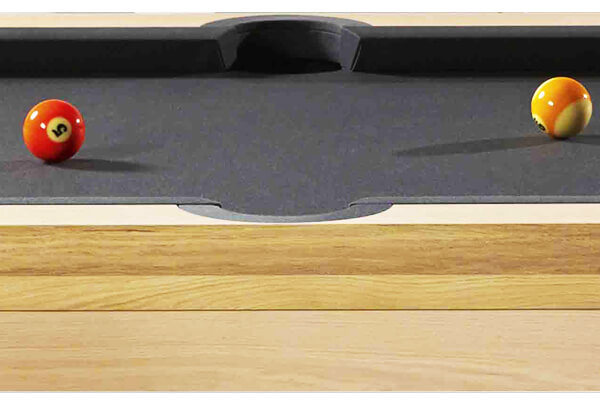 Detail of the Mao pool table