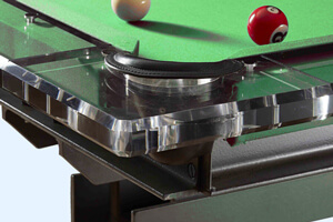 Detail of the Kyoto pool table