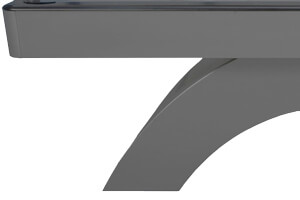 Detail of the Roma pool table