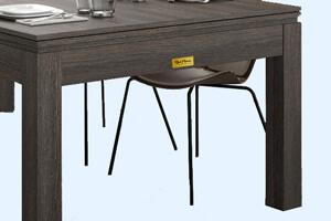 Detail of the Horizon pool table