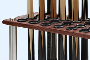 Detail of the Club cue rack