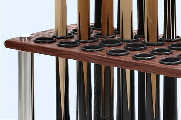 Detail of the Club cue rack