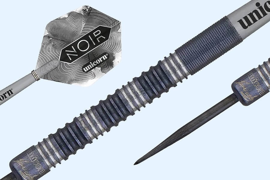 The Noir 90% James Wade Tungsten Dart.