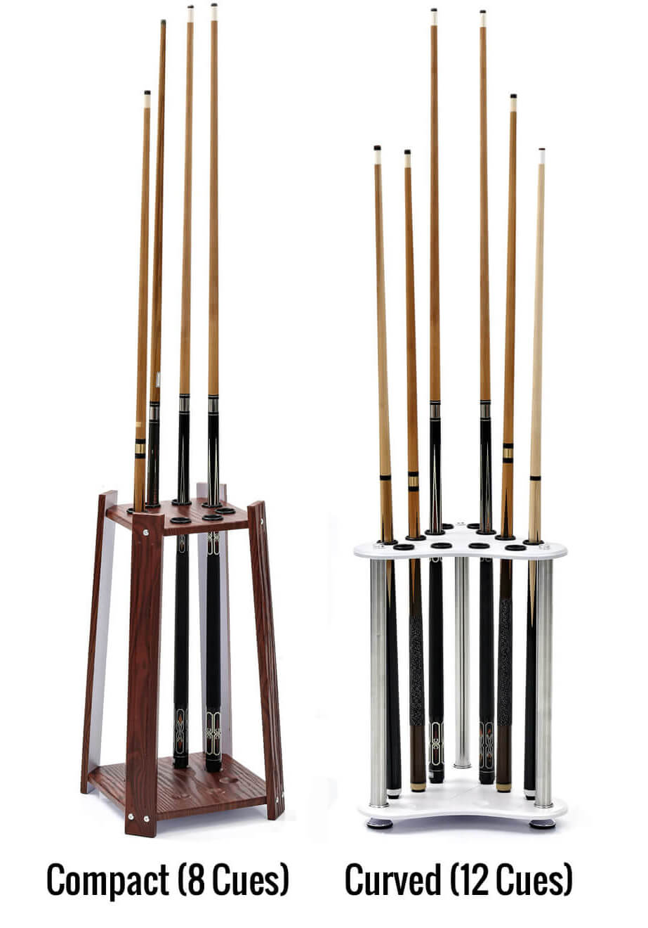Cue racks for the LA Pro pool table