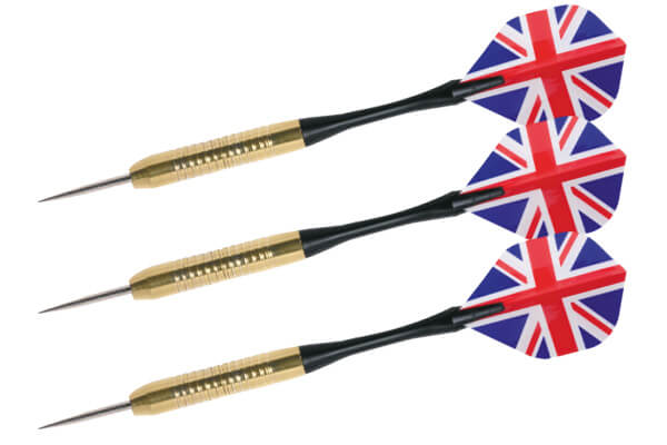 A set of Winmau darts