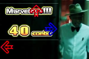 Screenshot of the DDRA arcade