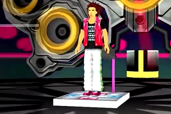 Screenshot of the DDRA arcade