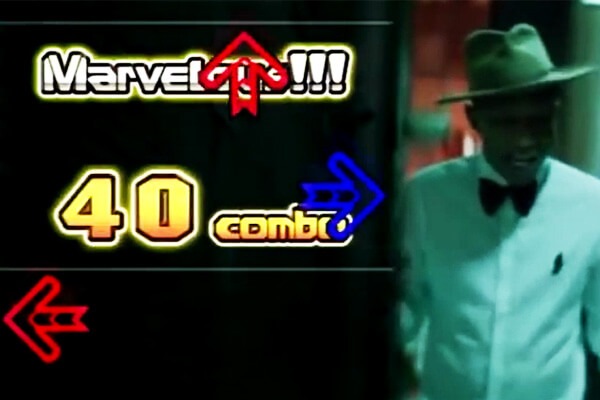 Screenshot of the DDRA arcade