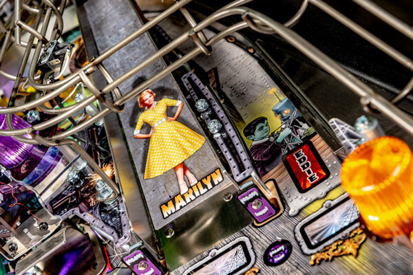 Part of the playfield on the Munsters Pro pinball machine