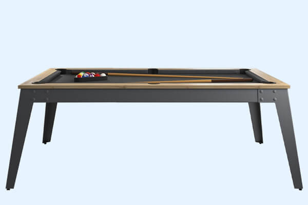 The Steel slate bed pool table