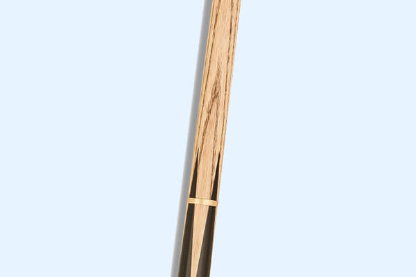 A close up shot of a Peradon Zodiac 3/4 Jointed 8 Ball Pool Cue