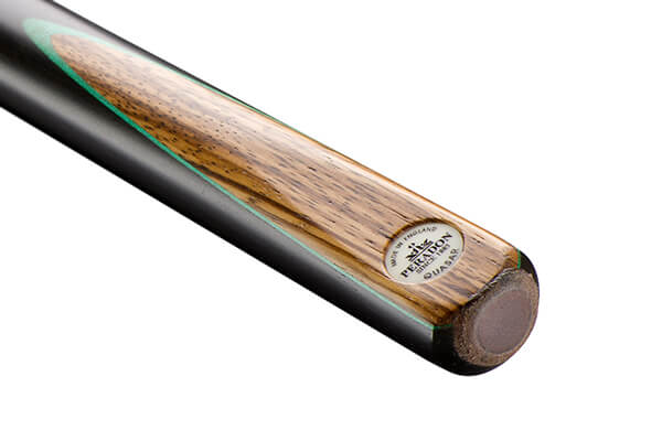 The butt of a Peradon Quasar Three Section 8 Ball Pool Cue