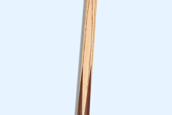 A close up shot of a Peradon Flare Three Section 8 Ball Pool Cue