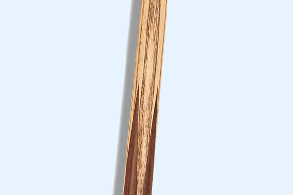 A close up shot of a Peradon Thunder Three Section 8 Ball Pool Cue
