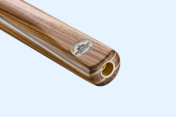 The butt of a Peradon Harlow ¾ Jointed Snooker Cue