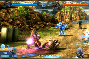 A screenshot from Halo Fireteam