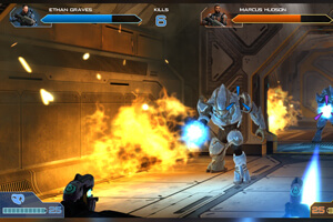 A screenshot from Halo Fireteam