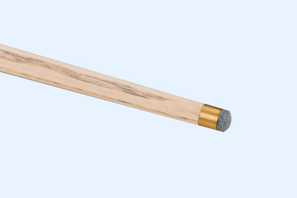 The tip of a Peradon Energy 2pc Cannon Cue