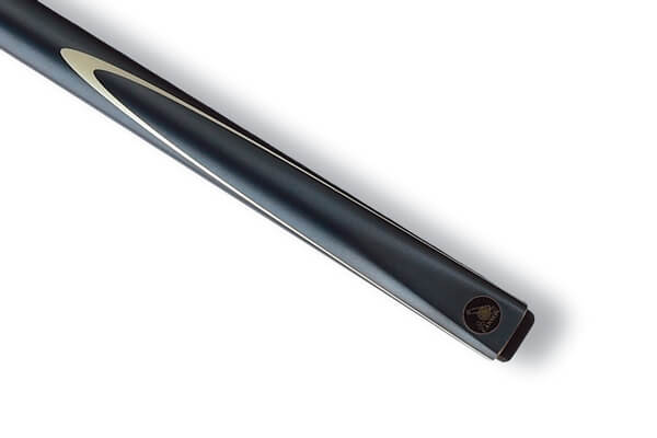 The butt of a Peradon Cobra 2pc Cannon Cue