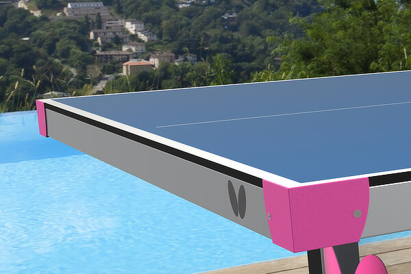 The protected corner on the playfield.