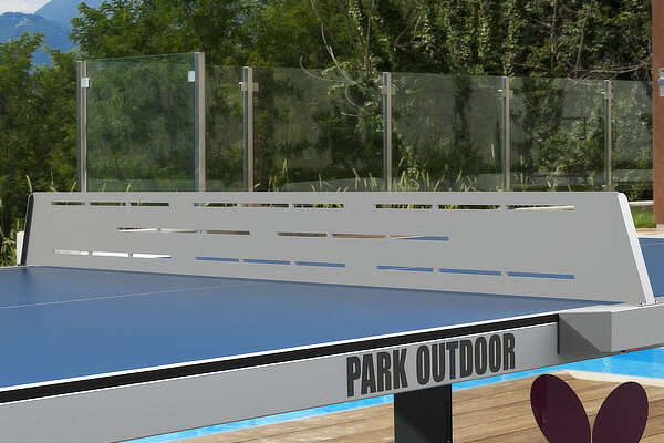 The net of a Butterfly Park Outdoor Table Tennis