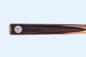 The bottom of a Cue Craft P8P1 55inch 8 Ball Pool Cue