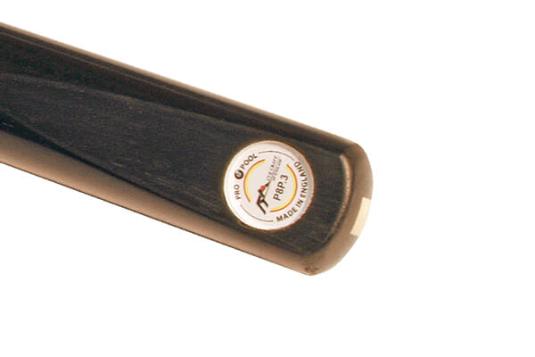 The butt of a Cue Craft P8P3 55inch 8 Ball Pool Cue