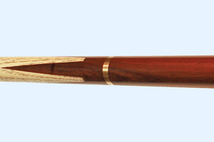 The joint of a Cue Craft Mirage 3/4 jointed English Pool cue