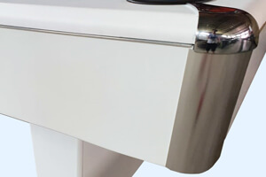 The corner cap on the Nevada II pool table.