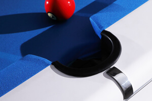The middle pocket on the Nevada II pool table.
