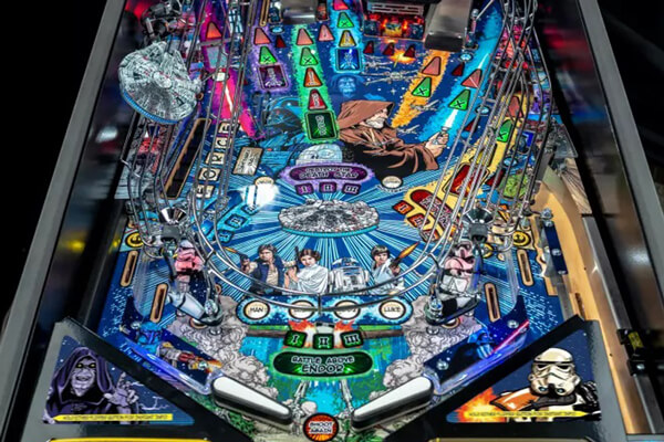 Ster Star wars premium pinball machine features